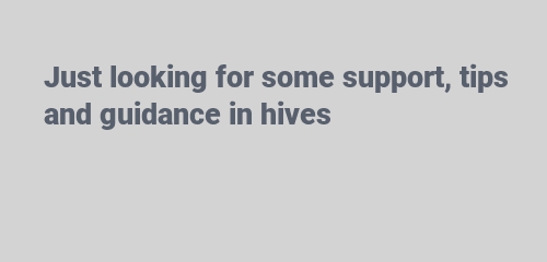 support, tips and guidance in hives